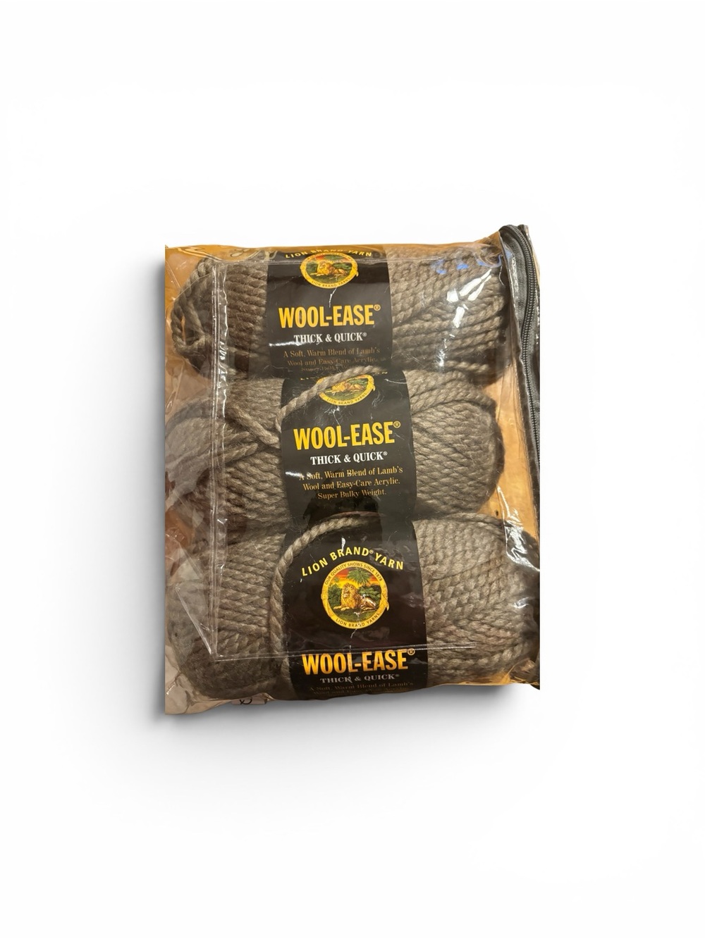 Wool-Ease Thick & Quick Yarn - Taupe 122 (3-Pack)